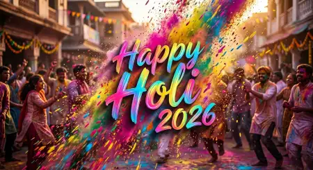 Free Funny Happy Holi Wishes 2026 Quotes For Instagram Caption Image Download