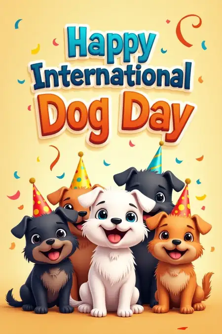 Funny International Dog Day Quotes For Friends - Free Happy International Dog Day Download