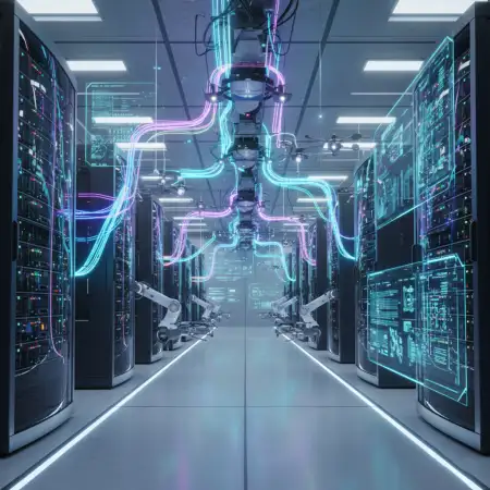 Free Future Technology Advanced Computing Background Download