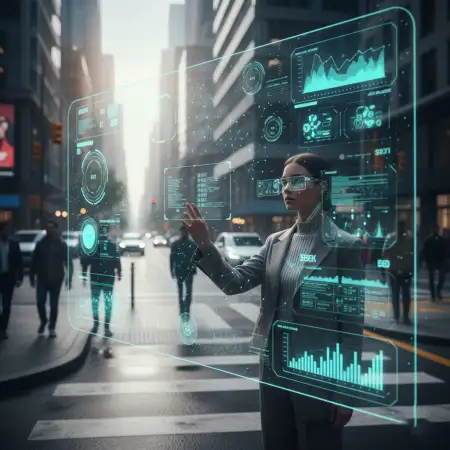 Free Future Technology Augmented Reality Background Download