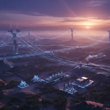 Free Future Technology Climate Change Solutions Background Download