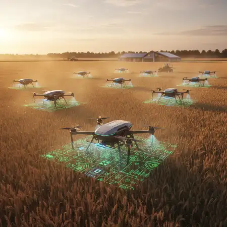 Free Future Technology Drone Technology Background Download