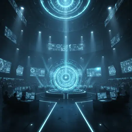 Future Technology Futuristic Background - Free Tech Background Download