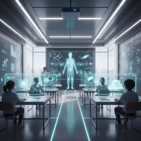 Free Future Technology In Education Background Download