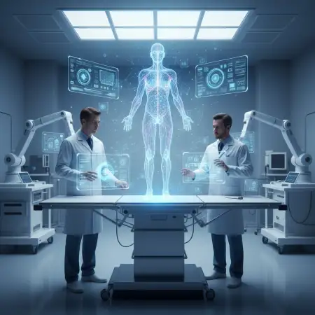 Free Future Technology Medical Devices Background Download
