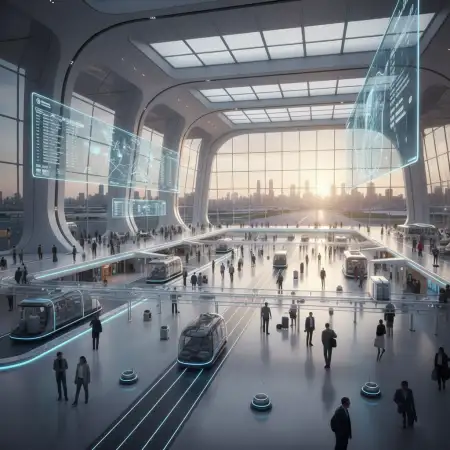 Free Future Technology Virtual World Background Download