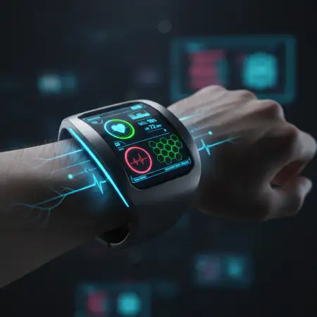 Free Future Technology Wearable Devices Background Download
