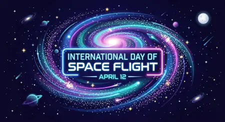 Galaxy Background Png For Space Day - Free International Day Of Human Space Flight 2026 Download