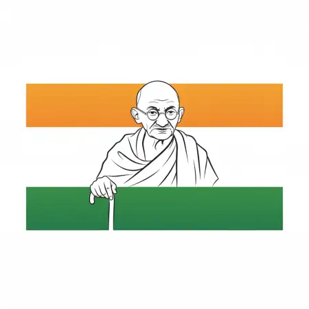 Gandhi Jayanti 2 October Hd Transparent Background - Free Background Download