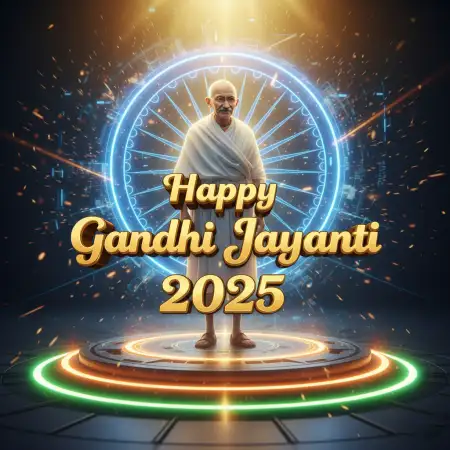 Gandhi Jayanti 2025 HD Vector Images - Free Vector Download