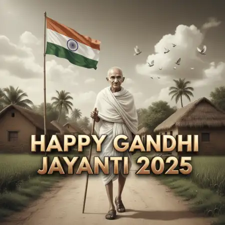 Gandhi Jayanti 2025 Special Essay In Hindi - Free Happy Gandhi Jayanti Download