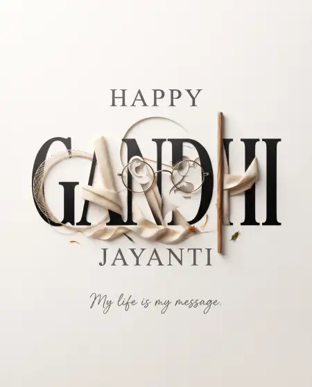 gandhi jayanti 2026 facebook post design - Gandhi Jayanti 2026