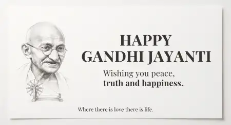 gandhi jayanti 2026 greetings and wishes - Happy Gandhi Jayanti Greetings 2026