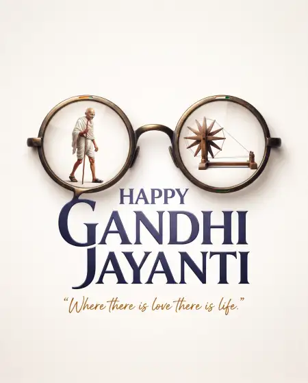 gandhi jayanti 2026 instagram post - Gandhi Jayanti 2026