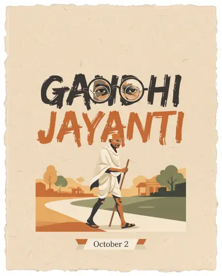 gandhi jayanti 2026 transparent png - Gandhi Jayanti 2026