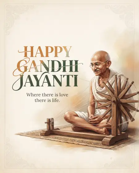 gandhi jayanti 2026 viral post - Gandhi Jayanti 2026