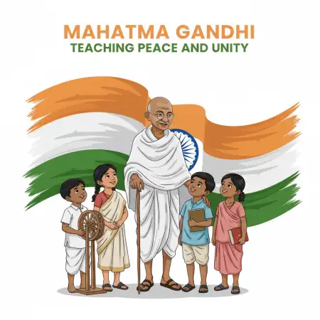 Gandhi Jayanti Cultural Program Background - Free Background Download