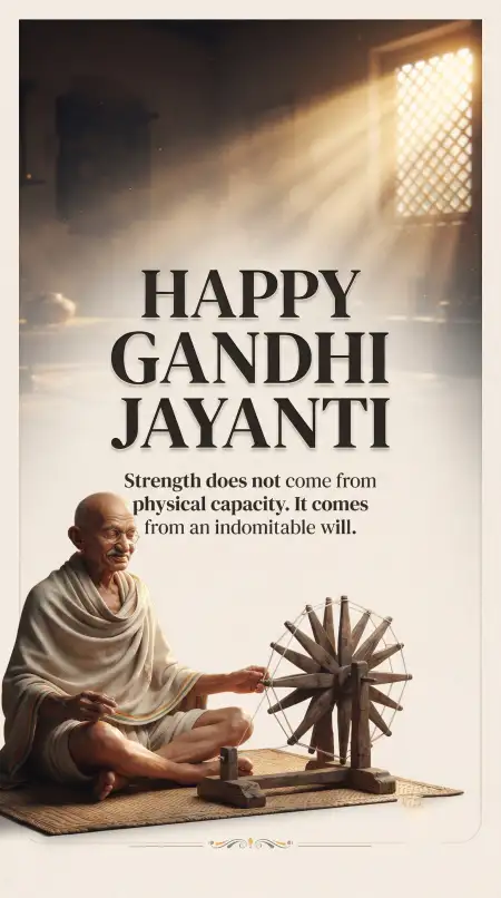 gandhi jayanti motivational message for students - Gandhi Jayanti Inspirational Message For Students