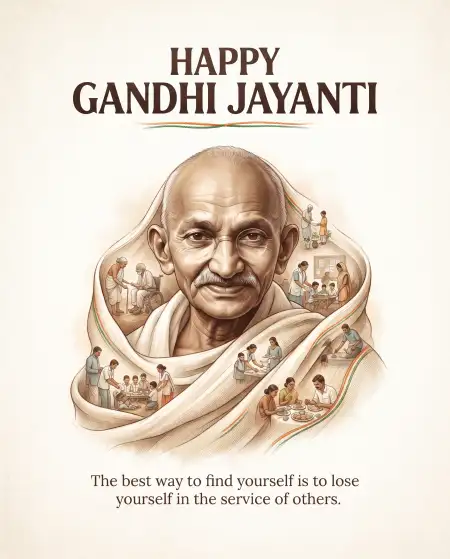 gandhi jayanti school poster 2026 - Gandhi Jayanti 2026