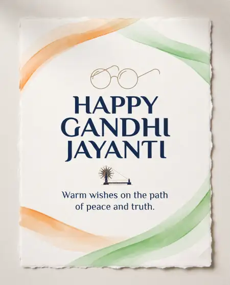 gandhi jayanti whatsapp wishes 2026 - Gandhi Jayanti 2026