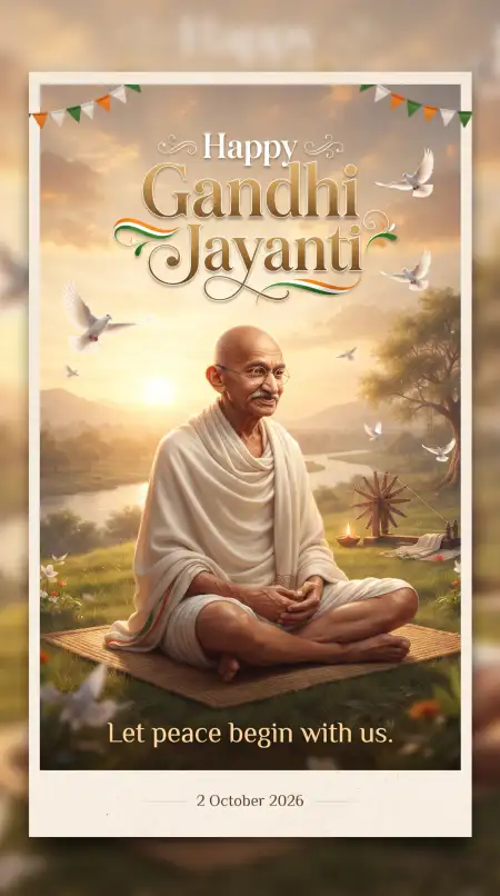 gandhi jayanti wishes 2026 for instagram - Gandhi Jayanti Wishes 2026
