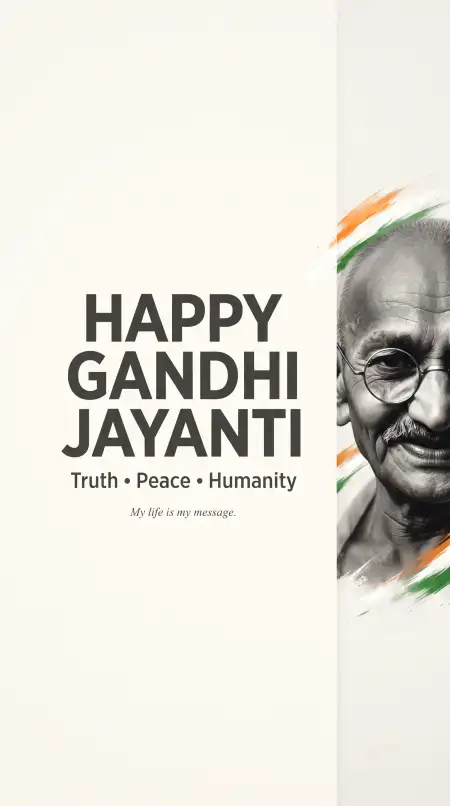 gandhi jayanti wishes 2026 greeting card design - Gandhi Jayanti Wishes 2026
