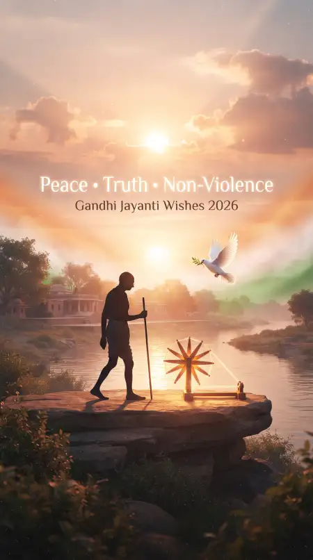 gandhi jayanti wishes 2026 png free download - Gandhi Jayanti Wishes 2026