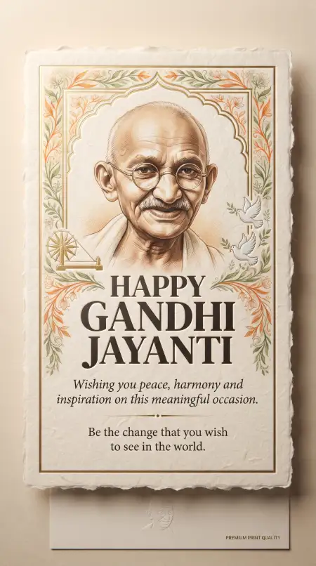 gandhi jayanti wishes 2026 with mahatma gandhi - Gandhi Jayanti Wishes 2026