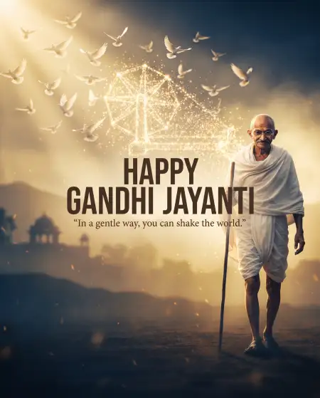 gandhi jayanti wishes for instagram