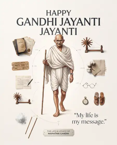 gandhi jayanti wishes in english 2026 - Gandhi Jayanti 2026