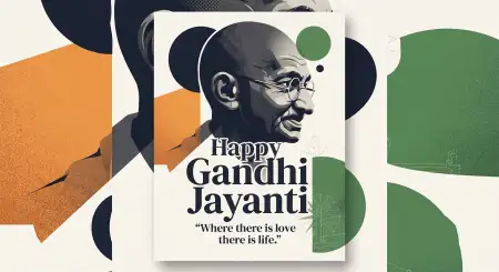 gandhi jayanti wishes quotes in english 2026 - Gandhi Jayanti Wishes 2026 Vector