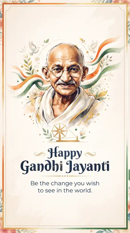 gandhi jayanti wishes quotes in hindi 2026 - Happy Gandhi Jayanti 2026 Wishes In Hindi
