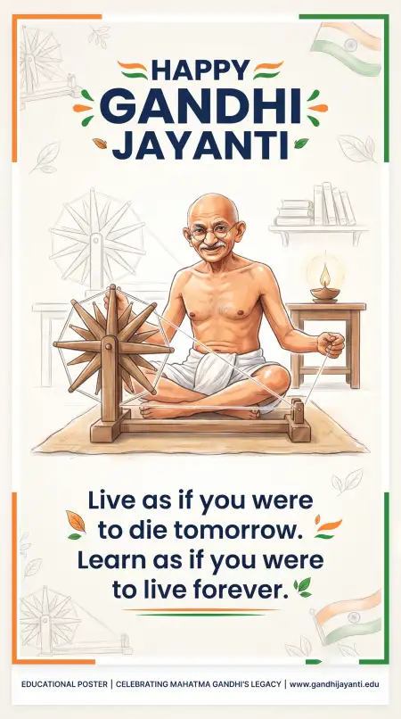 gandhi jayanti wishes with english quotes 2026 - Gandhi Jayanti Wishes 2026 Vector