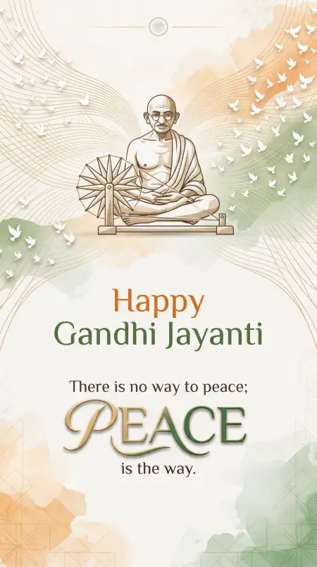 gandhi jayanti wishes with peace quotes 2026 - Gandhi Jayanti Wishes With Quotes 2026