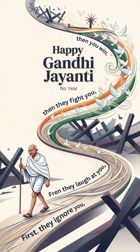 gandhi jayanti wishes with quotes for kids 2026 - Gandhi Jayanti Wishes With Quotes 2026
