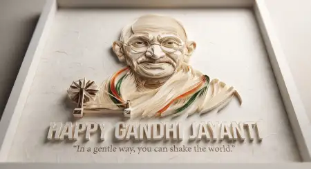 gandhi jayanti wishes with quotes images free download 2026 - Gandhi Jayanti Wishes 2026 With Free Download