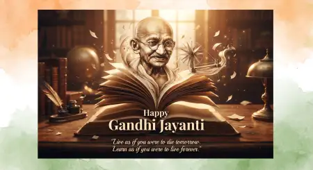 gandhi jayanti wishes with quotes png 2026