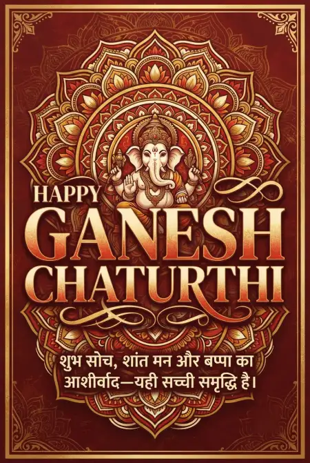 ganesh chaturthi best wishes in hindi - Ganesh Chaturthi Wishes In Hindi