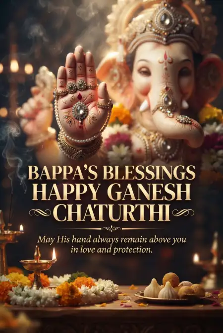 Ganesh Chaturthi Blessing Wishes 2026