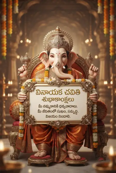 Ganesh Chaturthi Facebook Post In Telugu