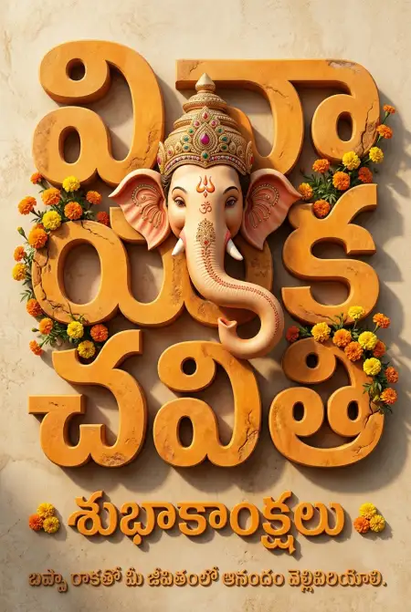 Ganesh Chaturthi Greetings In Telugu
