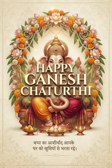 ganesh chaturthi hindi wishes images - Ganesh Chaturthi Wishes In Hindi