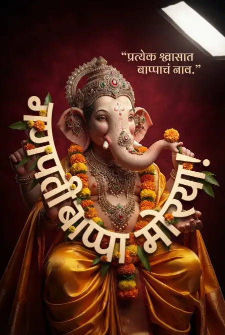 ganesh chaturthi inspirational quotes in marathi - Ganesh Chaturthi Wishes In Marathi