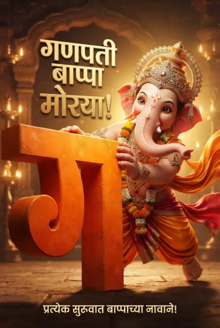 ganesh chaturthi instagram post marathi - Ganesh Chaturthi Wishes In Marathi