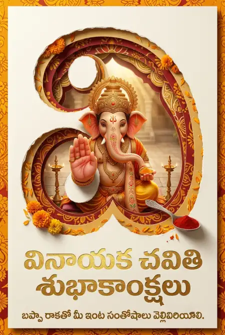 Ganesh Chaturthi Instagram Wishes In Telugu