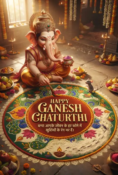 ganesh chaturthi ki shubhkamnaye images - Ganesh Chaturthi Wishes In Hindi