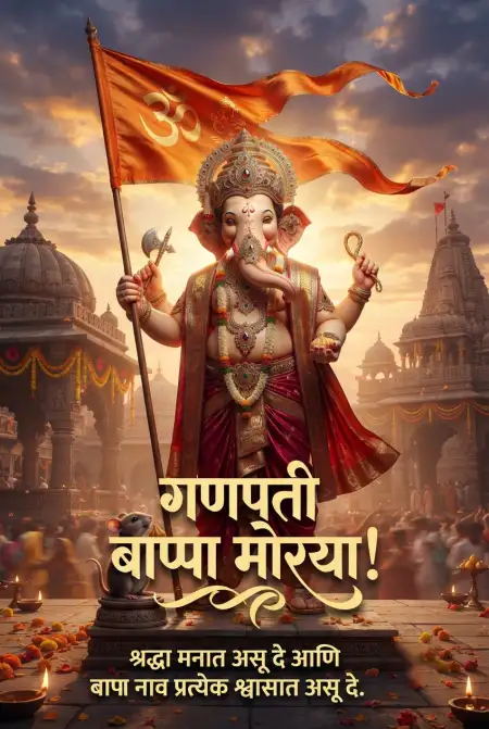 Ganesh Chaturthi Marathi Images Free Download