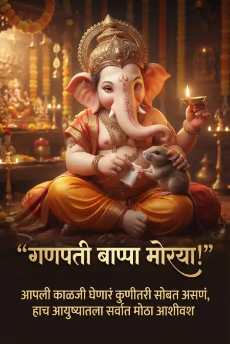 Ganesh Chaturthi Marathi Quotes With Images