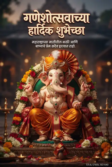 Ganesh Chaturthi Marathi Wishes Download