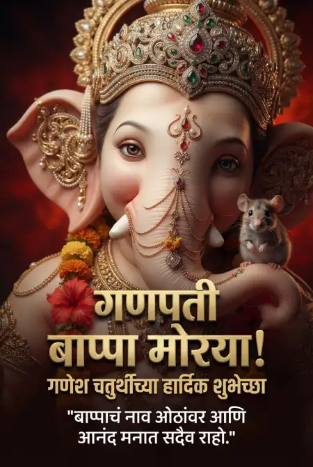 Ganesh Chaturthi Marathi Wishes Images